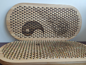 Садху боард, гвоздестояние, Sadhu board (4 foto / 6)