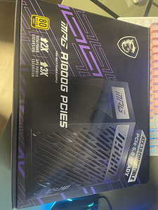 БП 1000W MSI MPG A1000G PCIe5 80 PLUS Gold (1 фото из 1)