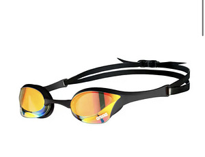 Arena Racing goggles COBRA Ultra Mirror Swipe - Gold/Black (1 foto / 5)