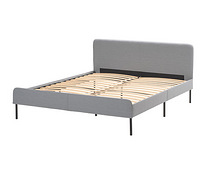 Каркас кровати IKEA Slattum, 160x200, серый