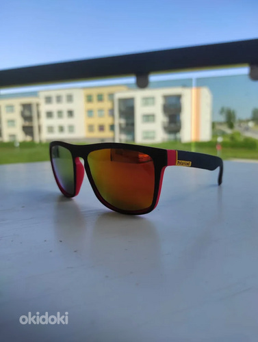 Новые поляризационные солнцезащитные очки с оранжевыми линзами (фото #1)