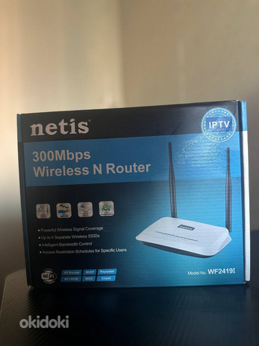 Wi-Fi роутер Netis WF2419I (300Mbps, IPTV, 2 антенны)