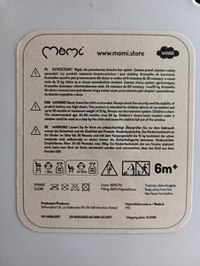 Детский бустер-стул MoMi Woodi (без длинных ножек) (4 фото из 10)