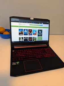 Acer Nitro 5 mänguri sülearvuti GTX 1650 Ryzen 5 mänguri sülearvuti (10 foto / 10)