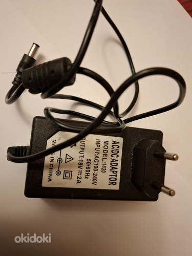 DC адаптер 18V 2A