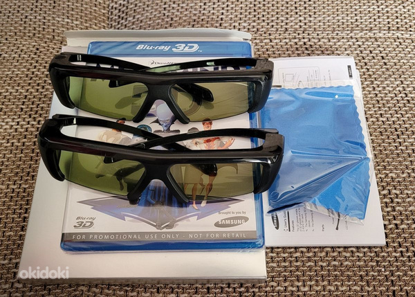 Samsung Smart TV SSG-3100GB Active 3D Glasses 2tk 3D Blu-Ray (foto #3)