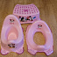 Детский туалетный набор Минни Микки горшок сиденье (фото #1)