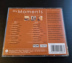 2CD альбом My Moments Relaxing & Harmony 2004 meditation (2 фото из 3)