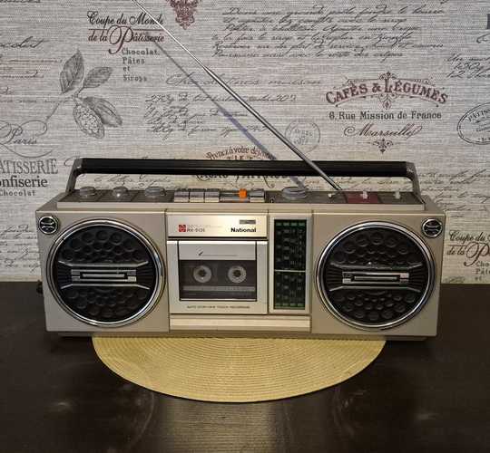 Retro National raadio kassettmakk boombox 1985 vintage