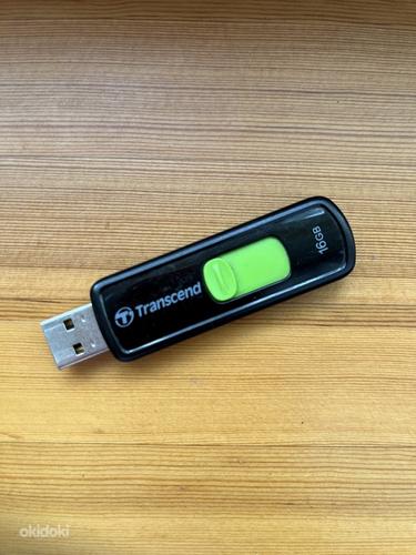 USB Flash drive 16 GB Transcend Флешка 16 гб Mälupulk (фото #2)