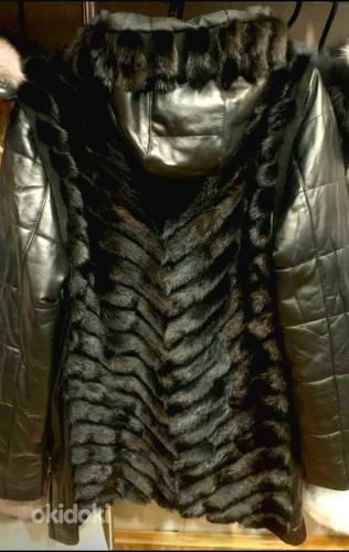 Куртка из натуральной кожи с натуральным мехом 42-44 (фото #3)