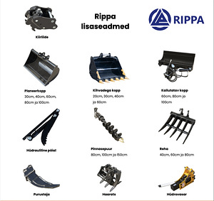Rippa R18 Pro Miniekskavaator (7 foto / 7)