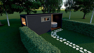 Saun / saunamaja / aiamaja Yarden Summer Sauna (2 foto / 4)