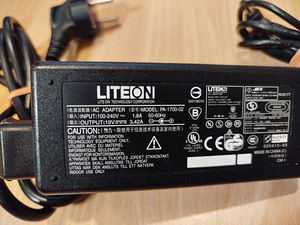 LITEON toiteadapter sülearvutile Asus MODEL: PA-1700-02 (2 foto / 4)