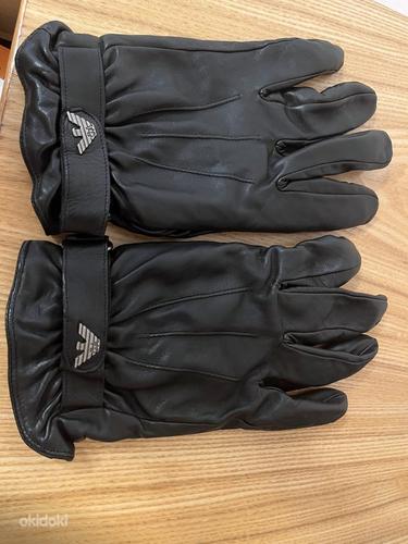 Кожанные перчатки Armani (фото #1)