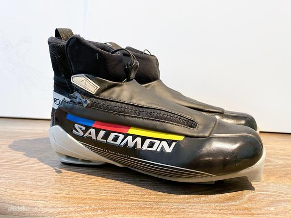 Беговые лыжные ботинки SALOMON CARBON (фото #1)