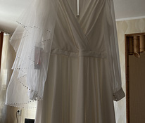 Свадебное платье размер 52, на рост 165-170см