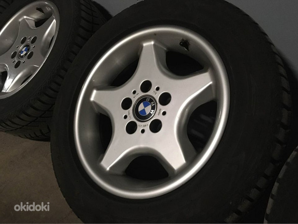 BMW 16" диски 5x120 стайл 16 + M+S резина 225 55 16 (фото #6)