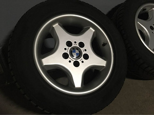 BMW 16" диски 5x120 стайл 16 + M+S резина 225 55 16 (8 фото из 10)