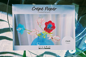 Krepp-paberist lillede DIY komplekt Creativ Company Tee ise! (1 foto / 5)