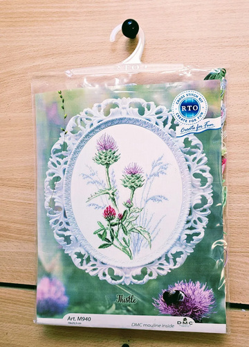 Tikkimiskomplekt Thistle ohaka pildi tegemiseks