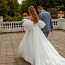 Свадебное платье с кринолином ( 3 кольца) + украшения (фото #2)
