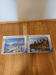 Müüa kaks Ravensburgeri 1500 tükilist puslet (1 foto / 3)